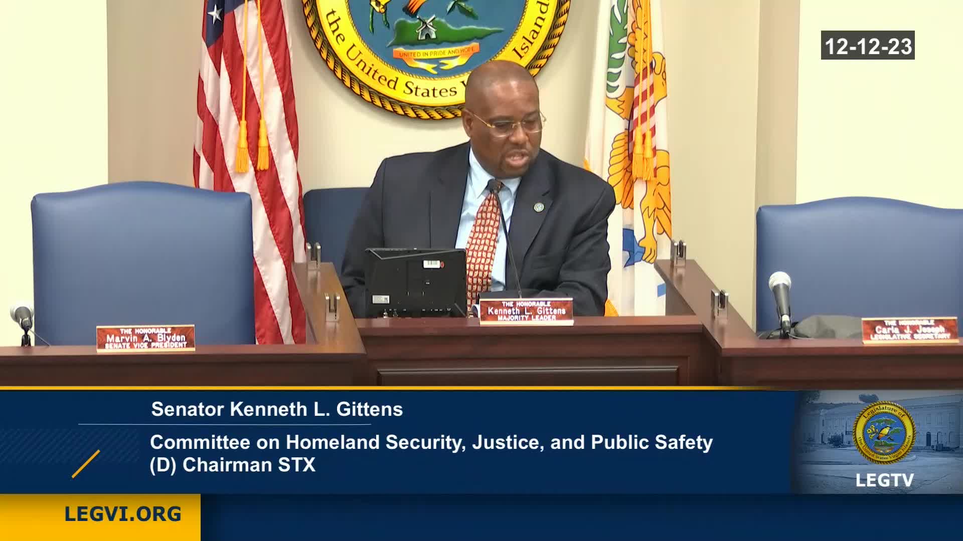 12-12-2023 Committee on Homeland Security, Justice and Public Safety