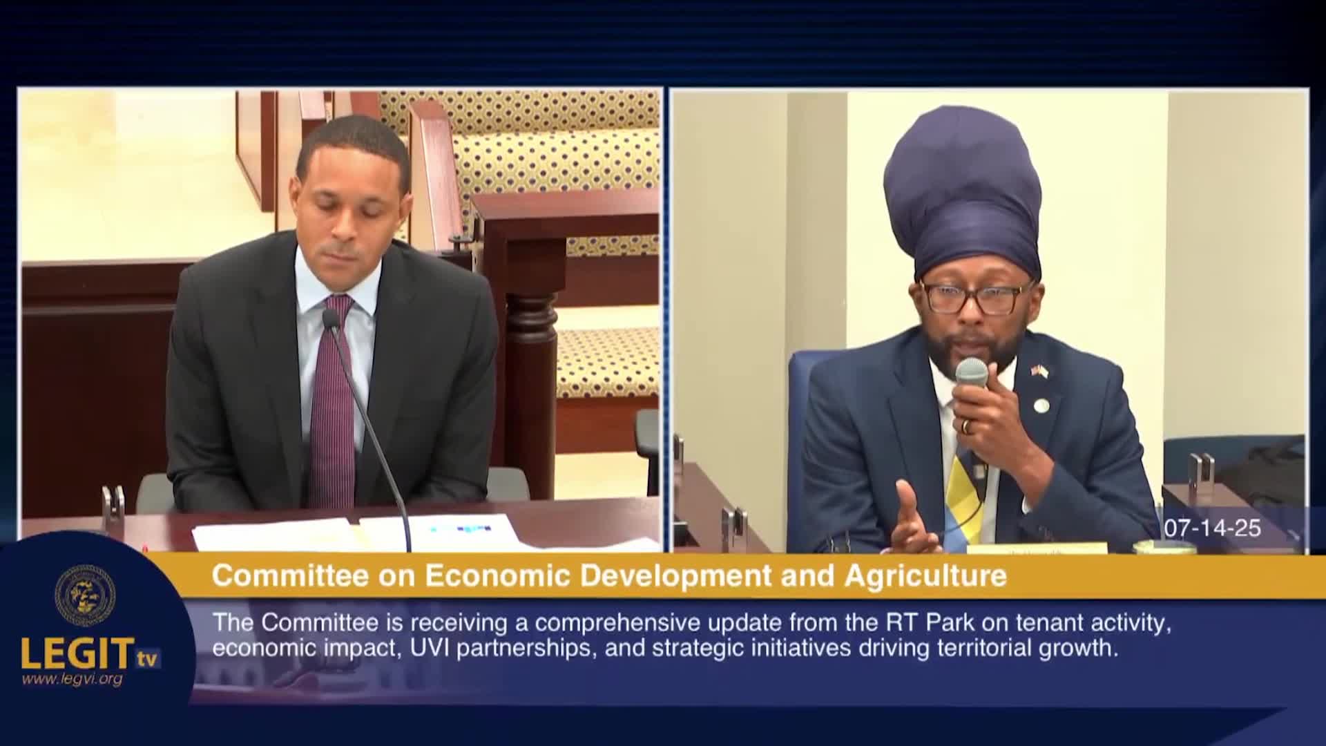 LEGIT TV RECAP Committee on Economic Development and Agriculture 7/14/2025